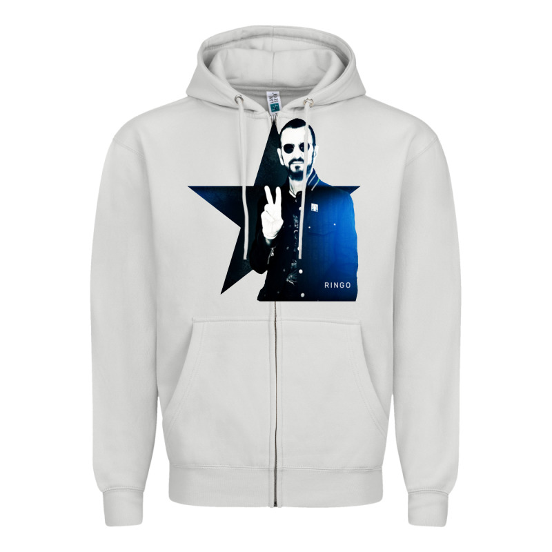 Ringo Starr 01 Zipper Hoodie by PixelWave | Teevron
