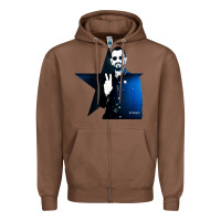 Chestnut ringo starr 01 Zipper Hoodie - PixelWave