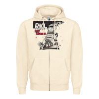 Sandshell RKL Keep Laughing Essential Zipper Hoodie - PixelWave