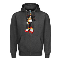 Charcoal Heather best of shadow Zipper Hoodie - PixelWave