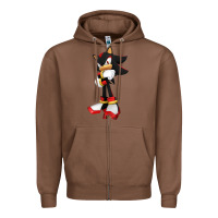 Chestnut best of shadow Zipper Hoodie - PixelWave