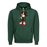Sports Green best of shadow Zipper Hoodie - PixelWave
