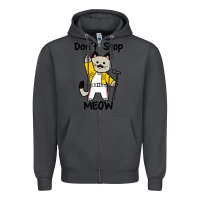 Smoke Don´t Stop Meow Zipper Hoodie - PixelWave