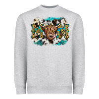 Highland Cow Mom Heavyweight Sweatshirt | Teevron