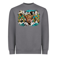 Storm highland cow mom Heavyweight Sweatshirt - JahusDesignShop