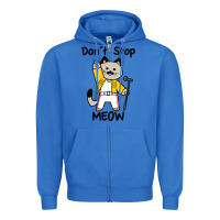 True Royal Don´t Stop Meow Zipper Hoodie - PixelWave