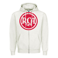 Oatmeal Heather rca radio tubes Zipper Hoodie - PixelWave