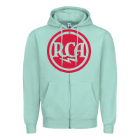 Seafoam rca radio tubes Zipper Hoodie - PixelWave
