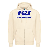 Sandshell marymount university vectorized Zipper Hoodie - PixelWave