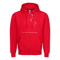 Red clap your hand say yeah Zipper Hoodie - PixelWave