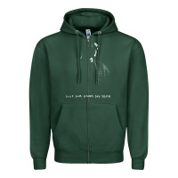 Sports Green clap your hand say yeah Zipper Hoodie - PixelWave