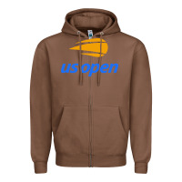 Chestnut open Tennis tournament Zipper Hoodie - PixelWave