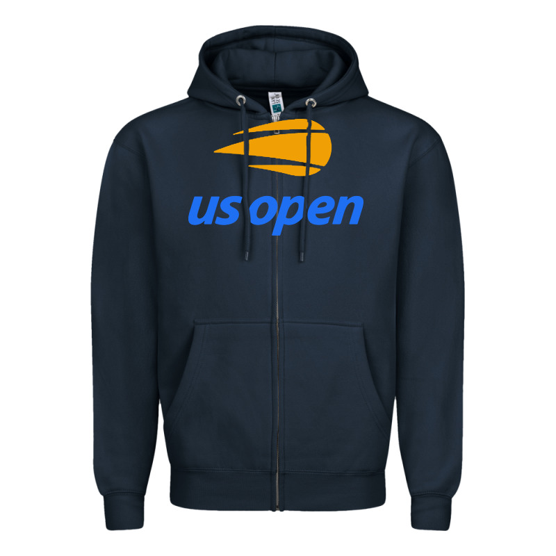 Open Tennis Tournament Zipper Hoodie by PixelWave | Teevron