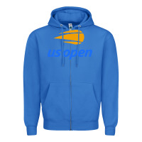 True Royal open Tennis tournament Zipper Hoodie - PixelWave