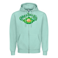 Seafoam Cabbage Patch Kids Essential Zipper Hoodie - PixelWave