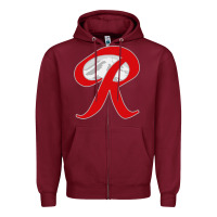 Burgundy men rainier beer capital r mountain Zipper Hoodie - PixelWave