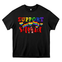 Black Support squad pride Heavy Core Tee - CowGirlArtShop