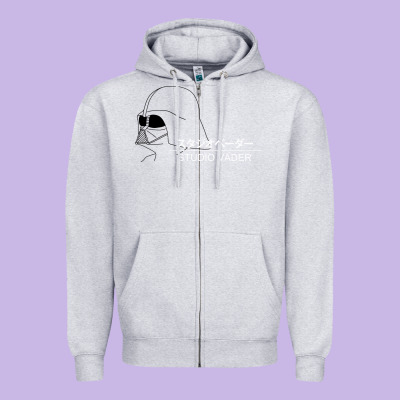 Studio Vader   Star Zipper Hoodie Designed By Pixelwave