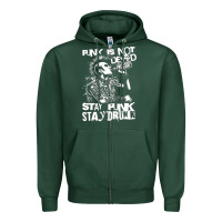 Sports Green Stay Punk Stay Drunk Zipper Hoodie - PixelWave
