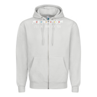 Dove Grey realtor i'll be there for you long sleeve Zipper Hoodie - PixelWave