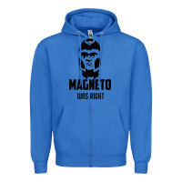 True Royal magneto was right Zipper Hoodie - PixelWave