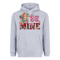 Heather Grey be mine cupid Heavyweight Hoodie - RanaPortraitStore