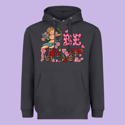 Be Mine Cupid Heavyweight Hoodie Designed By Ranaportraitstore