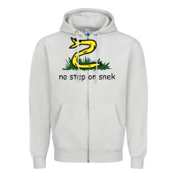 Dove Grey no step on snek,libertarian,tumblr,meme,funny,polotics,no step,on,snek Zipper Hoodie - PixelWave