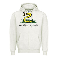 Oatmeal Heather no step on snek,libertarian,tumblr,meme,funny,polotics,no step,on,snek Zipper Hoodie - PixelWave