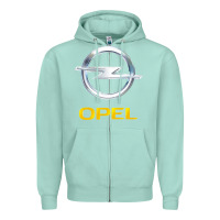 Seafoam Opel Zipper Hoodie - PixelWave