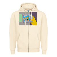 Sandshell The Simpsons Old Man Yells At Cloud Newspaper V1 Zipper Hoodie - PixelWave