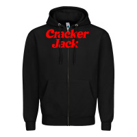 Black cracker jack Zipper Hoodie - PixelWave