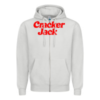 Dove Grey cracker jack Zipper Hoodie - PixelWave