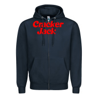 Navy cracker jack Zipper Hoodie - PixelWave