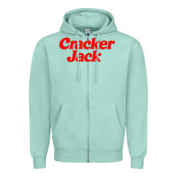 Seafoam cracker jack Zipper Hoodie - PixelWave