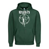 Sports Green Rush Explosion Zipper Hoodie - PixelWave