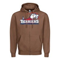 Chestnut st. francis terriers(SFC), brooklyn Zipper Hoodie - PixelWave