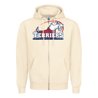 Sandshell st. francis terriers(SFC), brooklyn Zipper Hoodie - PixelWave