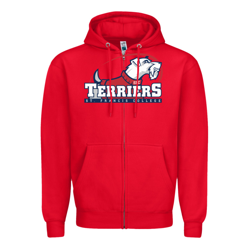 St. Francis Terriers(sfc), Brooklyn Zipper Hoodie by PixelWave | Teevron