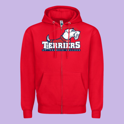 St. Francis Terriers(sfc), Brooklyn Zipper Hoodie Designed By Pixelwave