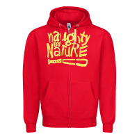 Red Naughty by Nature, Naughty, Nature, the Naughty by Nature, Naughty by  Zipper Hoodie - PixelWave