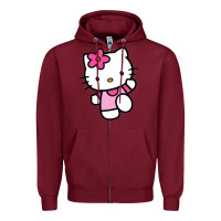 Kitty Zipper Hoodie | Teevron