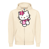 Sandshell kitty Zipper Hoodie - PixelWave