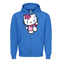 True Royal kitty Zipper Hoodie - PixelWave