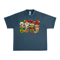Christmas Coffee Cups Gnomies Urban Heavy Tee | Teevron