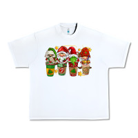 White christmas coffee cups gnomies Urban Heavy Tee - FaDigitalArtStudio