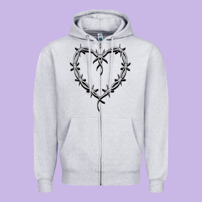 Bichota Heart For Women,cute Music T Shirt Zipper Hoodie Designed By Pixelwave