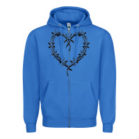 True Royal bichota heart for women,cute music t shirt Zipper Hoodie - PixelWave