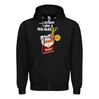 Black Anyhow Have A Winfield 25s Classic Zipper Hoodie - PixelWave