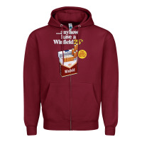 Burgundy Anyhow Have A Winfield 25s Classic Zipper Hoodie - PixelWave
